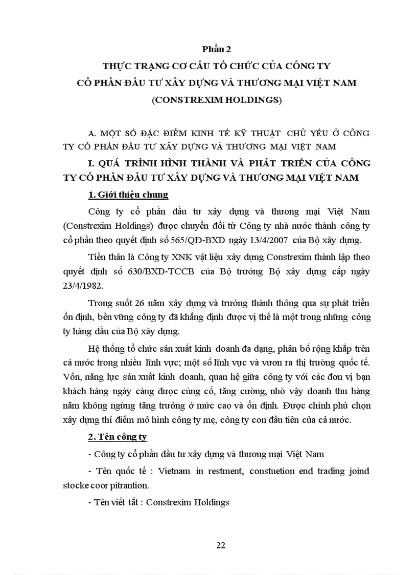 image for page Hoàn thiện cơ cấu tổ chức tại Công ty cổ phần đầu tư xây dựng và thương mại Việt Nam