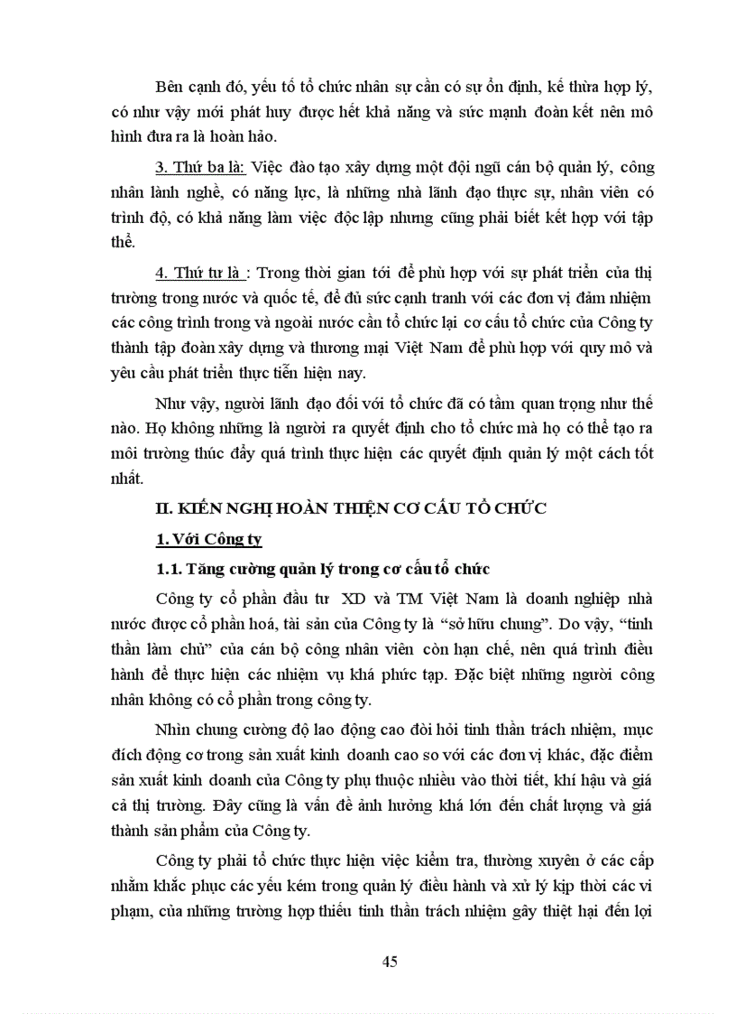 image for page Hoàn thiện cơ cấu tổ chức tại Công ty cổ phần đầu tư xây dựng và thương mại Việt Nam