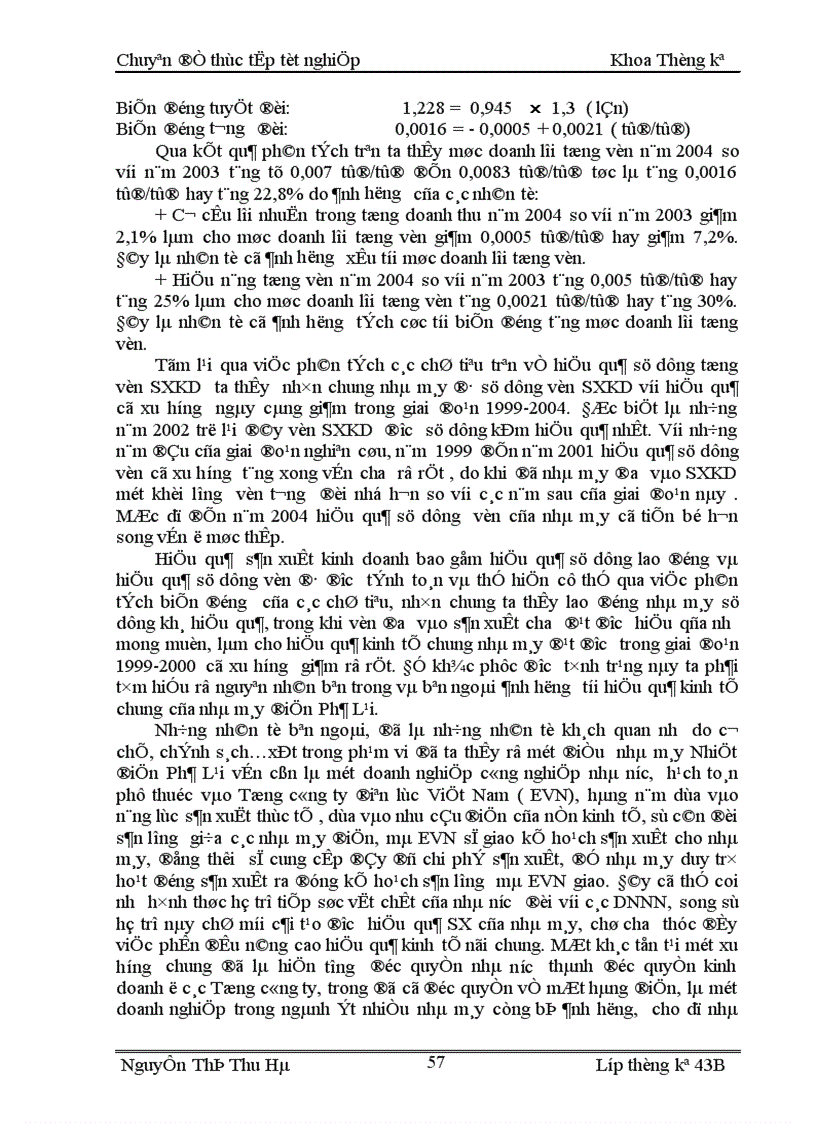 image for page Sử dụng phương pháp thống kê để phân tích hiệu quả hoạt động sản xuất kinh doanh của nhà máy nhiệt điện Phả Lại 1