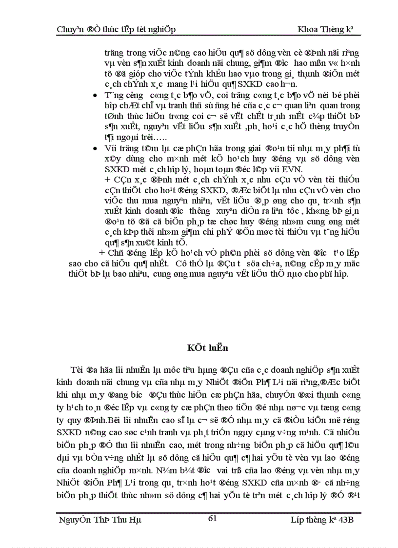 image for page Sử dụng phương pháp thống kê để phân tích hiệu quả hoạt động sản xuất kinh doanh của nhà máy nhiệt điện Phả Lại 1