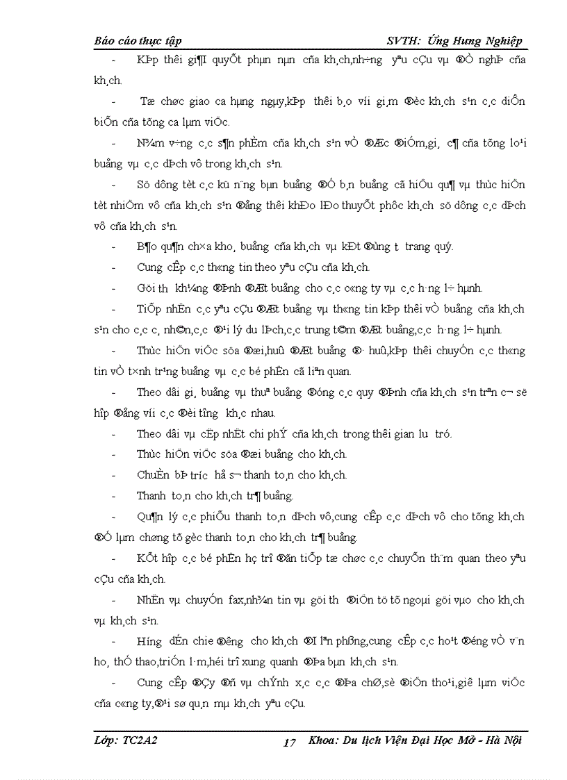 image for page Báo cáo thực tập tại khách sạn Maison D Hanoi Hanova