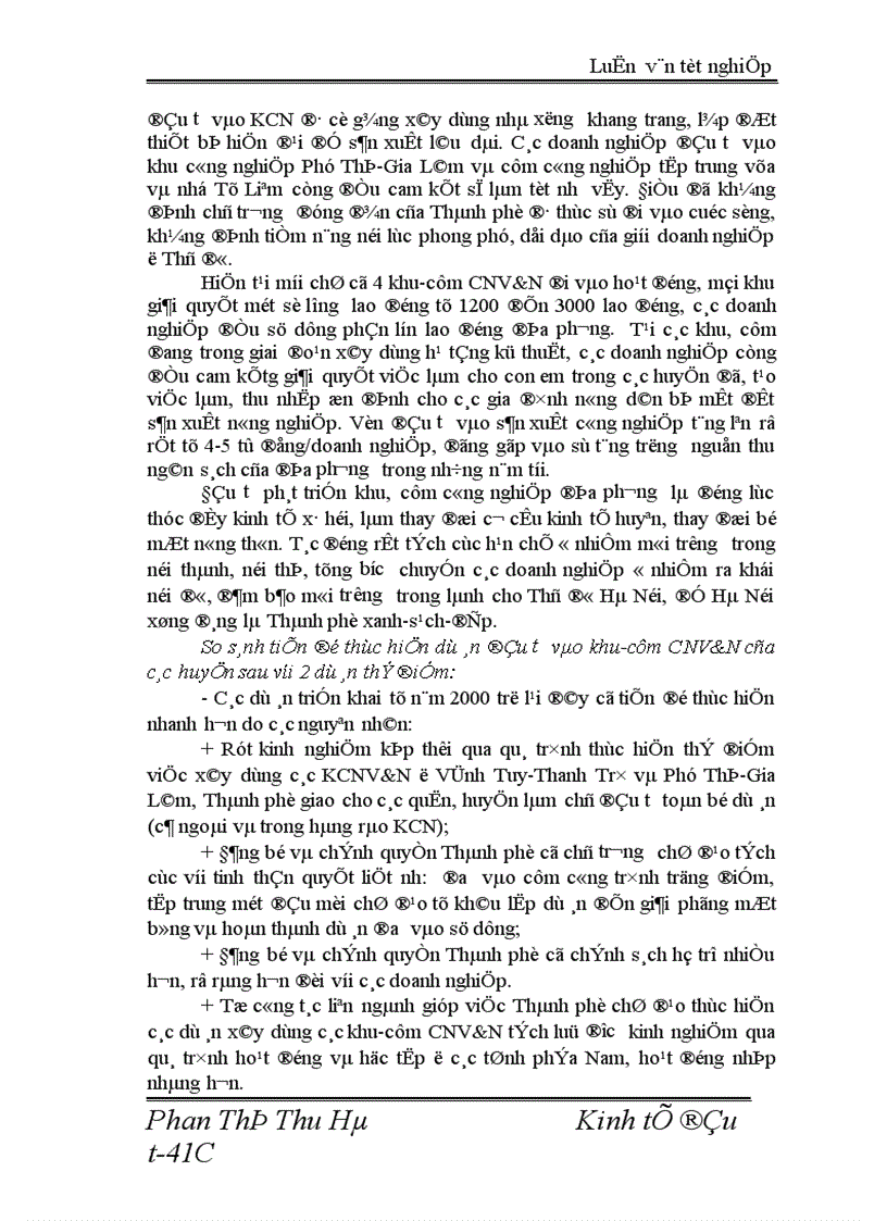 image for page Quan điểm định hướng và giải pháp đầu tư xây dựng mở rộng các khu cụm CNV N trên địa bàn thành phố Hà Nội