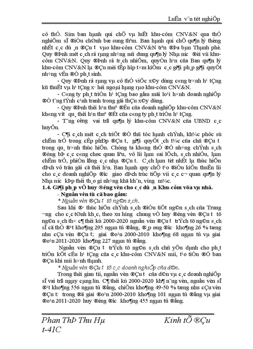 image for page Quan điểm định hướng và giải pháp đầu tư xây dựng mở rộng các khu cụm CNV N trên địa bàn thành phố Hà Nội