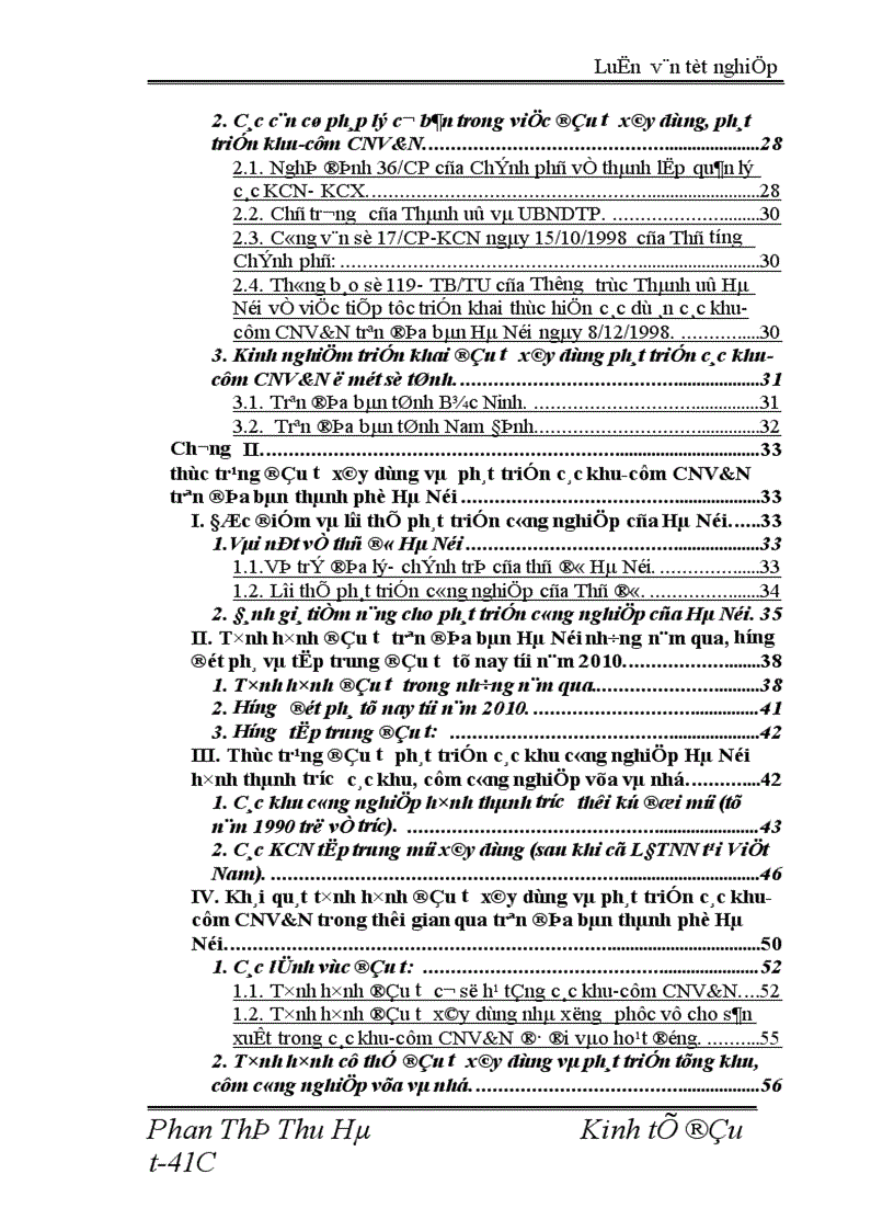 image for page Quan điểm định hướng và giải pháp đầu tư xây dựng mở rộng các khu cụm CNV N trên địa bàn thành phố Hà Nội