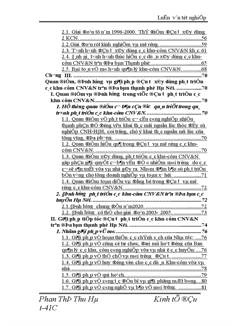 image for page Quan điểm định hướng và giải pháp đầu tư xây dựng mở rộng các khu cụm CNV N trên địa bàn thành phố Hà Nội