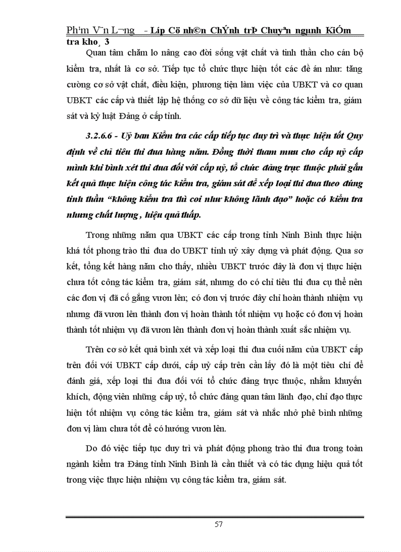 image for page Thực trạng công tác kiểm tra giám sát của Đảng bộ tỉnh Ninh Bình thời gian qua