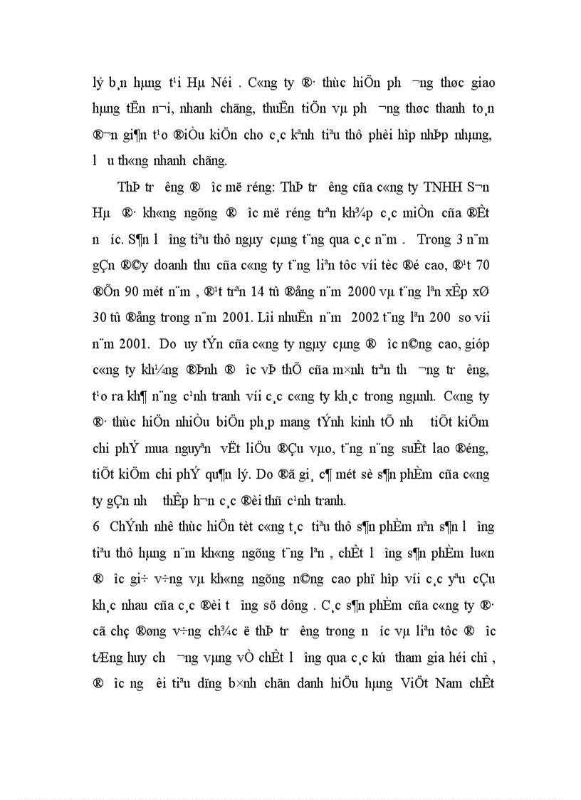 image for page Một số giải pháp đẩy mạnh hoạt động tiêu thụ sản phẩm tại công ty TNHH Cơ Kim Khí Sơn Hà 1