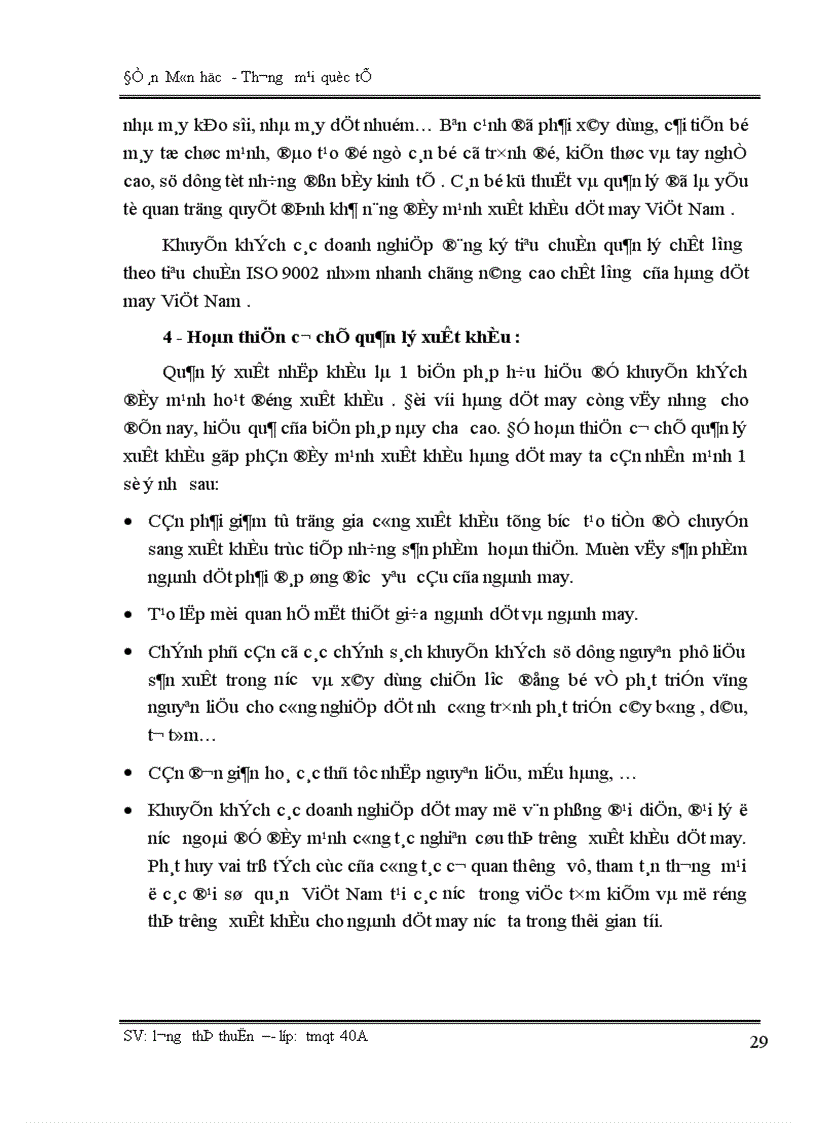 image for page Đẩy mạnh xuất khẩu hàng dệt may Việt Nam sang thị trường EU