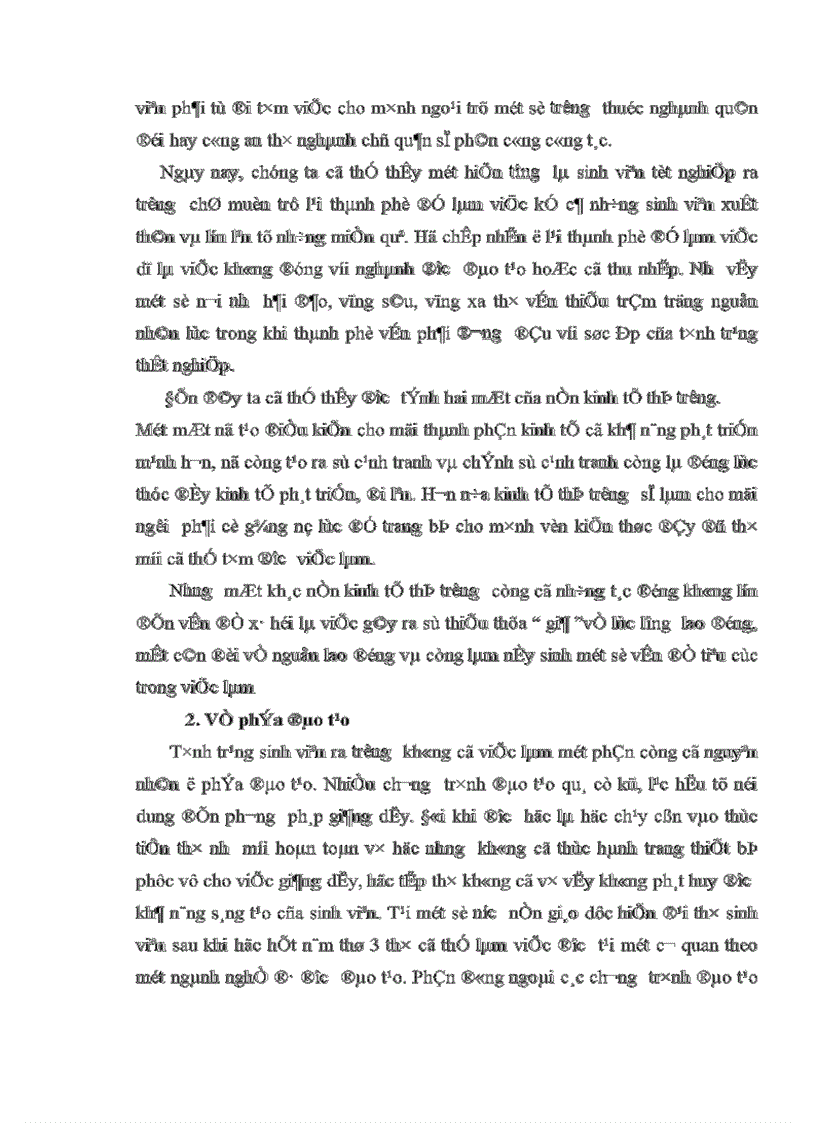 image for page Vận dụng quan điểm toàn diện của triết học Mác Lê Nin để giải thích nguyên nhân của vấn đề thất nghiệp của sinh viên sau khi ra trường 1