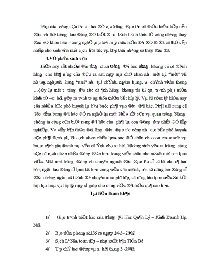 image for page Vận dụng quan điểm toàn diện của triết học Mác Lê Nin để giải thích nguyên nhân của vấn đề thất nghiệp của sinh viên sau khi ra trường 1