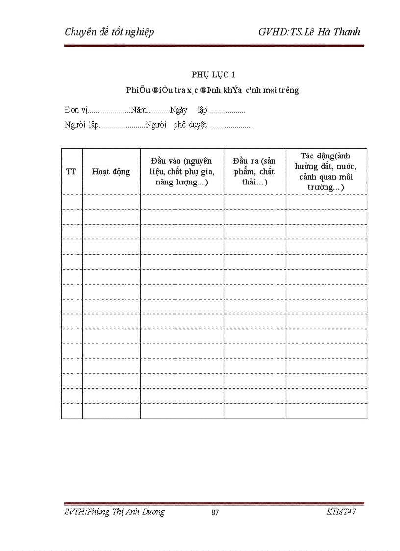 image for page Cơ hội và khả năng áp dụng ISO 14001 tại các doanh nghiệp Việt Nam Trường hợp xí nghiệp X61 Sơn Tây Hà Nội