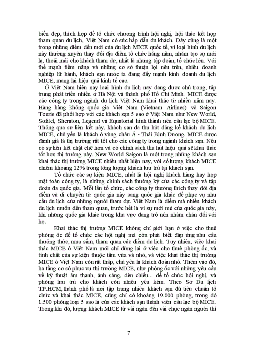 image for page Thực trạng du lich Mice ở Việt Nam hiện nay