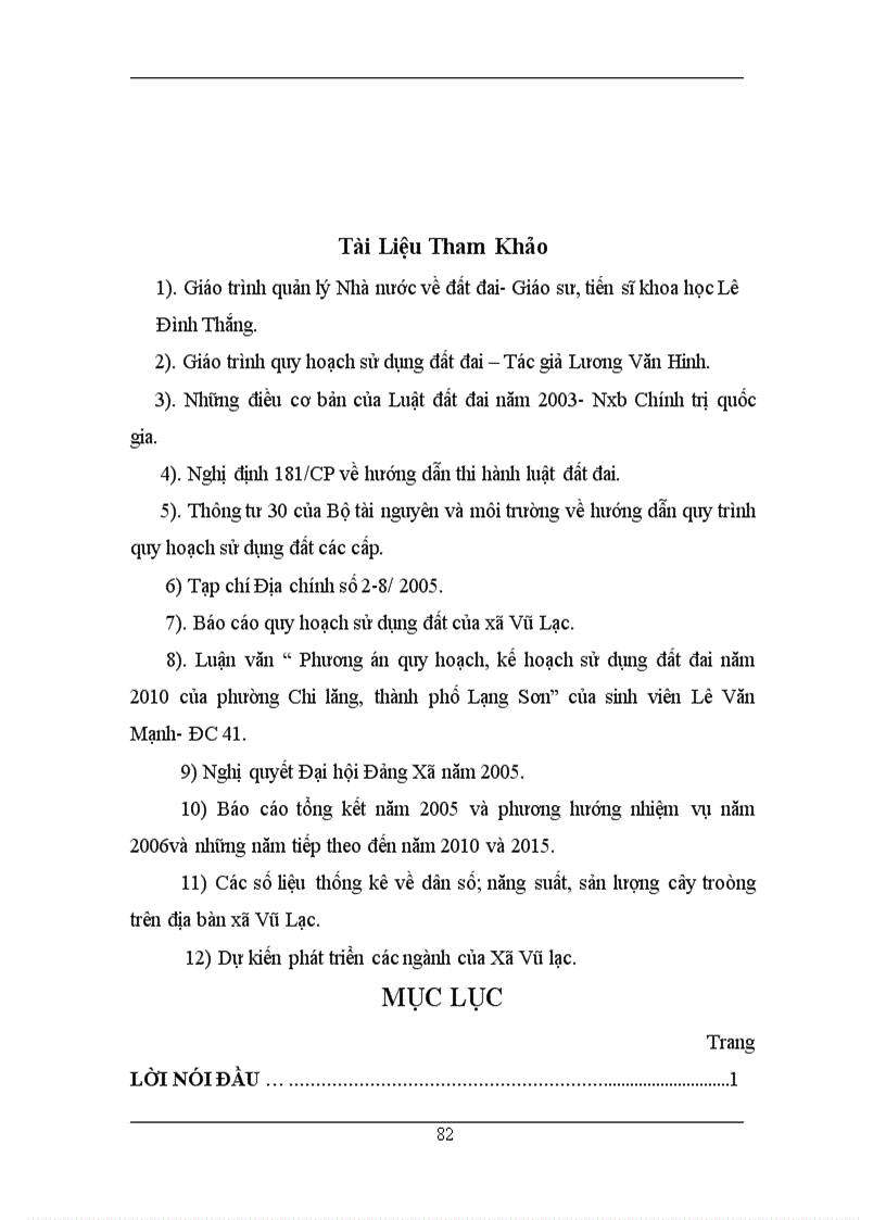 image for page Xây dựng phương án quy hoạch sử dụng đất xã Vũ Lạc Kiến Xương Thái Bình giai đoạn 2005 2015