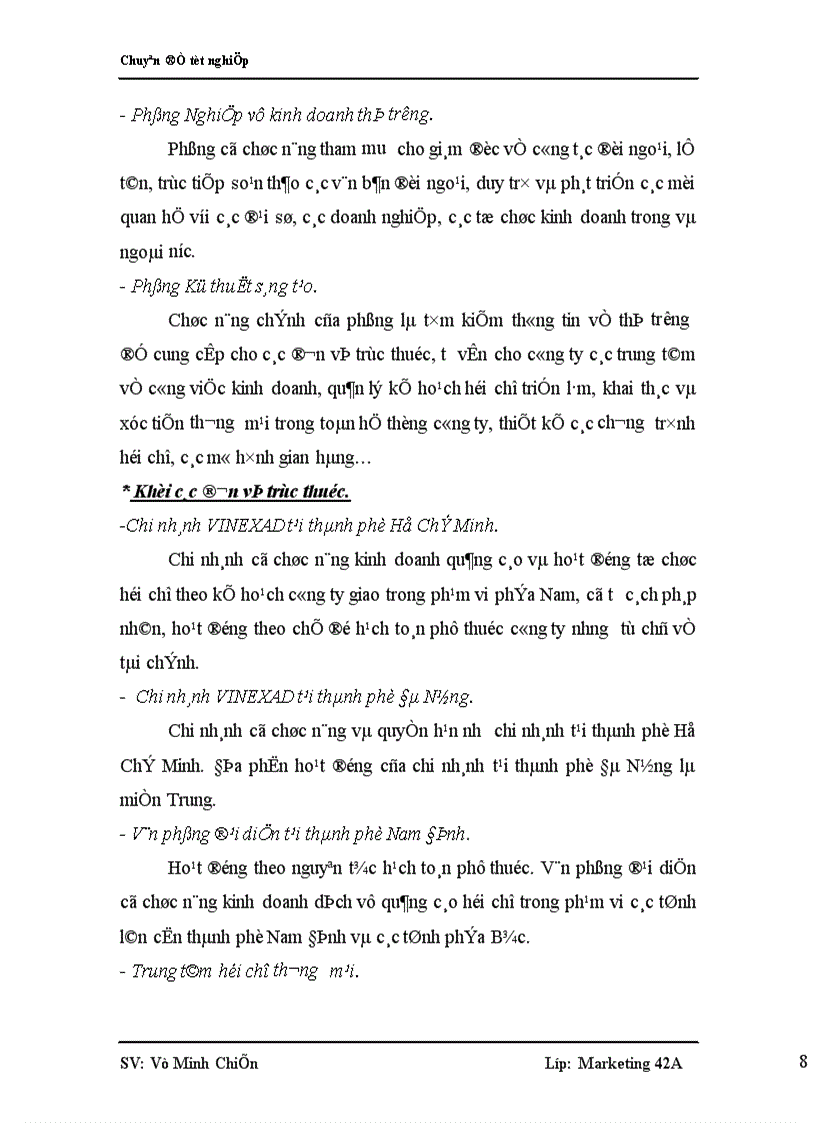 image for page Nghiên cứu nhu cầu tham dự hội chợ thương mại của các doanh nghiệp Việt Nam nhằm nâng cao chất lượng dịch vụ hội chợ thương mại do VINEXAD tổ chức 1