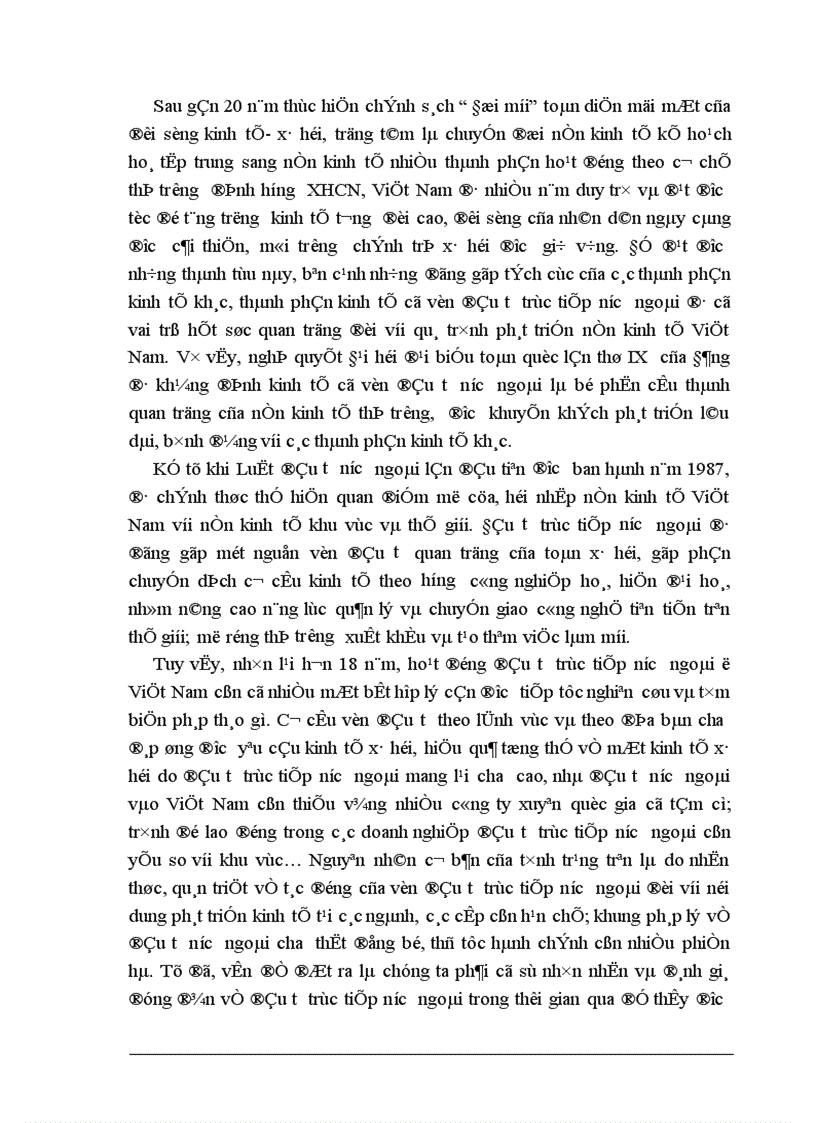 image for page Vai trò của đầu tư trực tiếp nước ngoài trong việc thúc đẩy tăng trưởng phát triển kinh tế ở Việt Nam