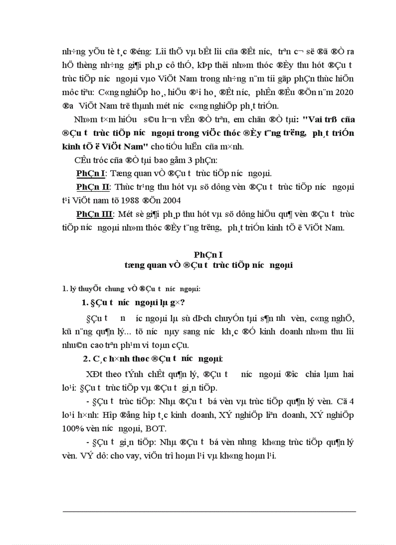 image for page Vai trò của đầu tư trực tiếp nước ngoài trong việc thúc đẩy tăng trưởng phát triển kinh tế ở Việt Nam