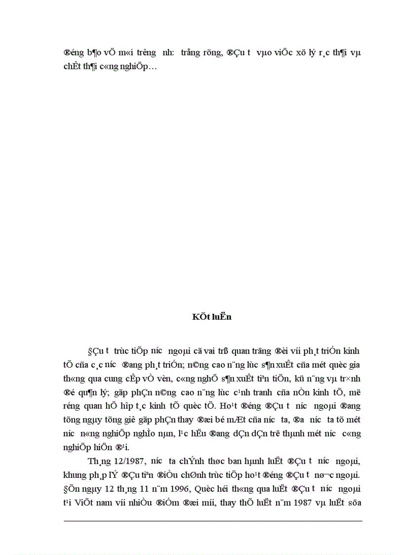 image for page Vai trò của đầu tư trực tiếp nước ngoài trong việc thúc đẩy tăng trưởng phát triển kinh tế ở Việt Nam