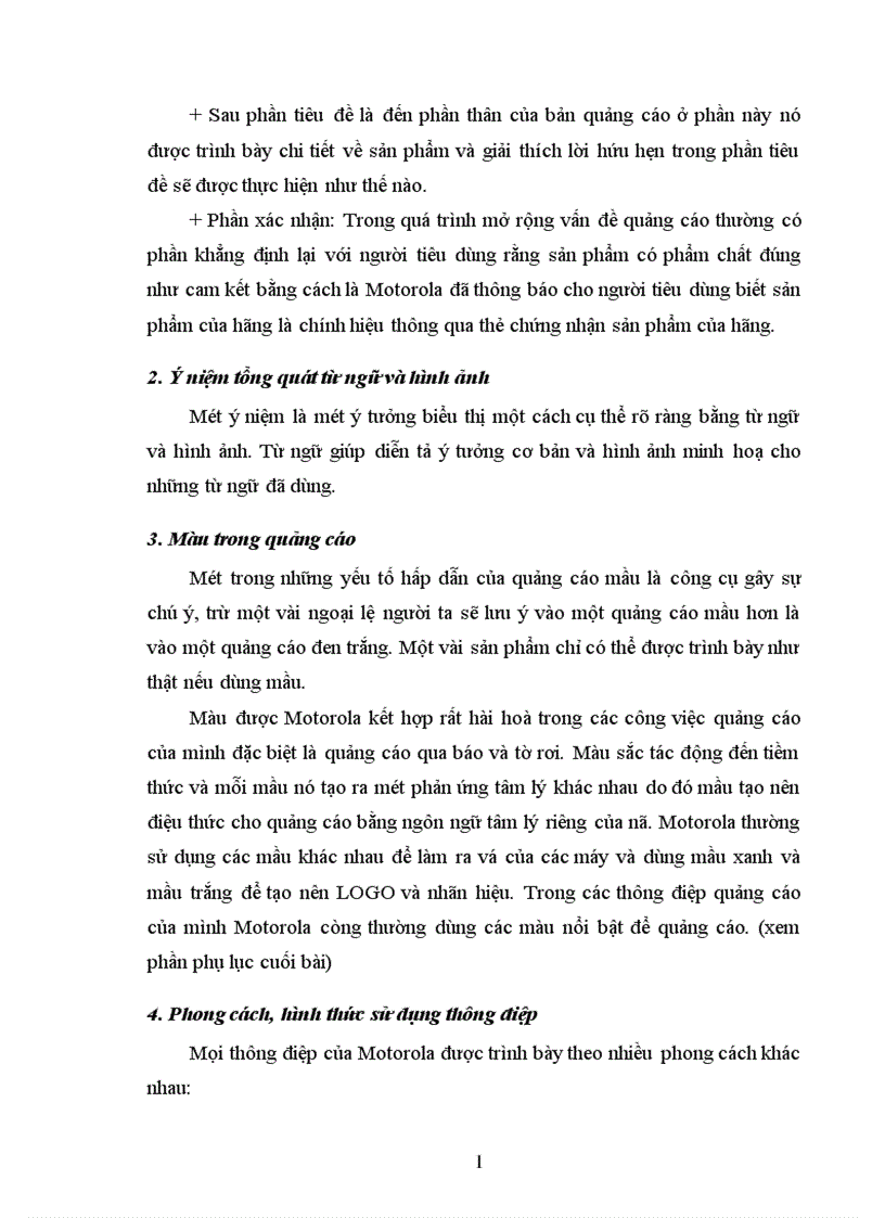 image for page Phân tích một số hoạt động quảng cáo của Công ty Motorola Việt Nam 1