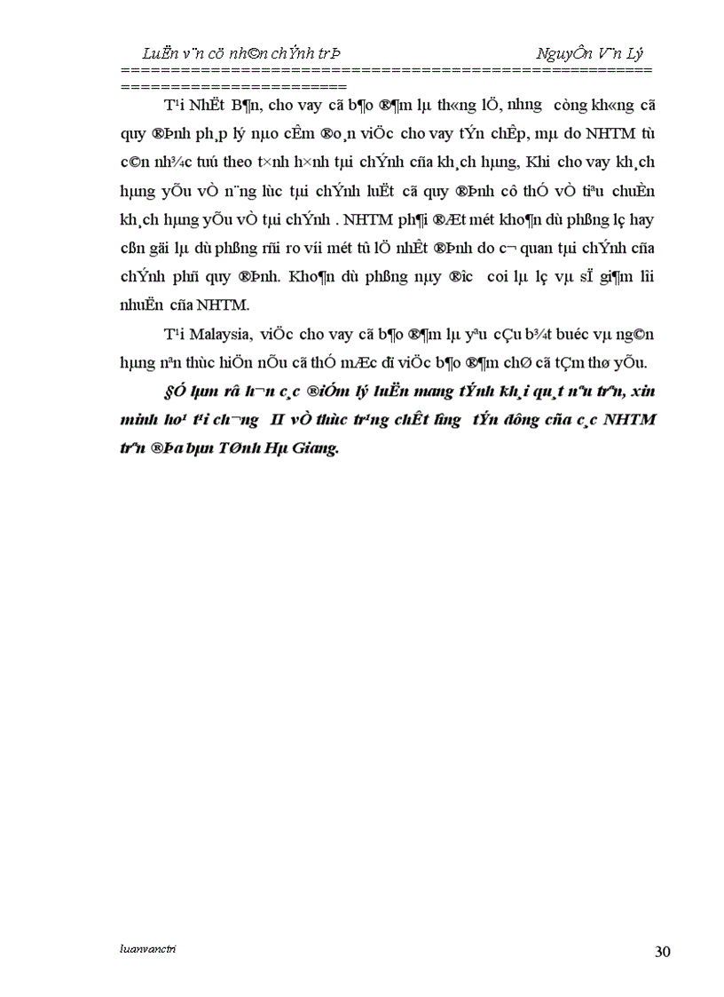 image for page Chất lượng tín dụng của các ngân hàng thương mại trên địa bàn tỉnh Hà Giang Thực trạng và giải pháp