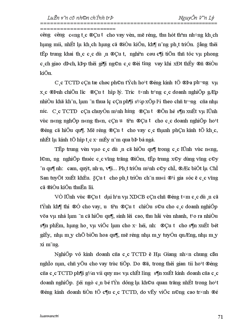 image for page Chất lượng tín dụng của các ngân hàng thương mại trên địa bàn tỉnh Hà Giang Thực trạng và giải pháp