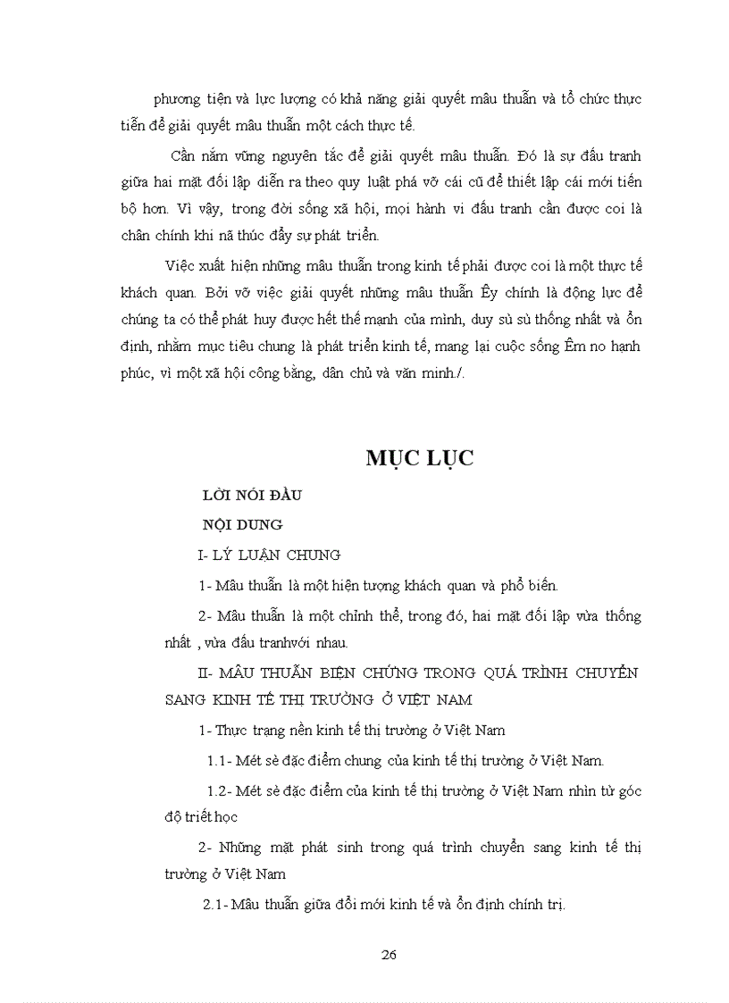 image for page Phép biện chứng về mâu thuẫn và vận dụng nó trong phân tích mâu thuẫn biện chứng trong quá trình chuyến sang kinh tế thị trường ở Việt Nam