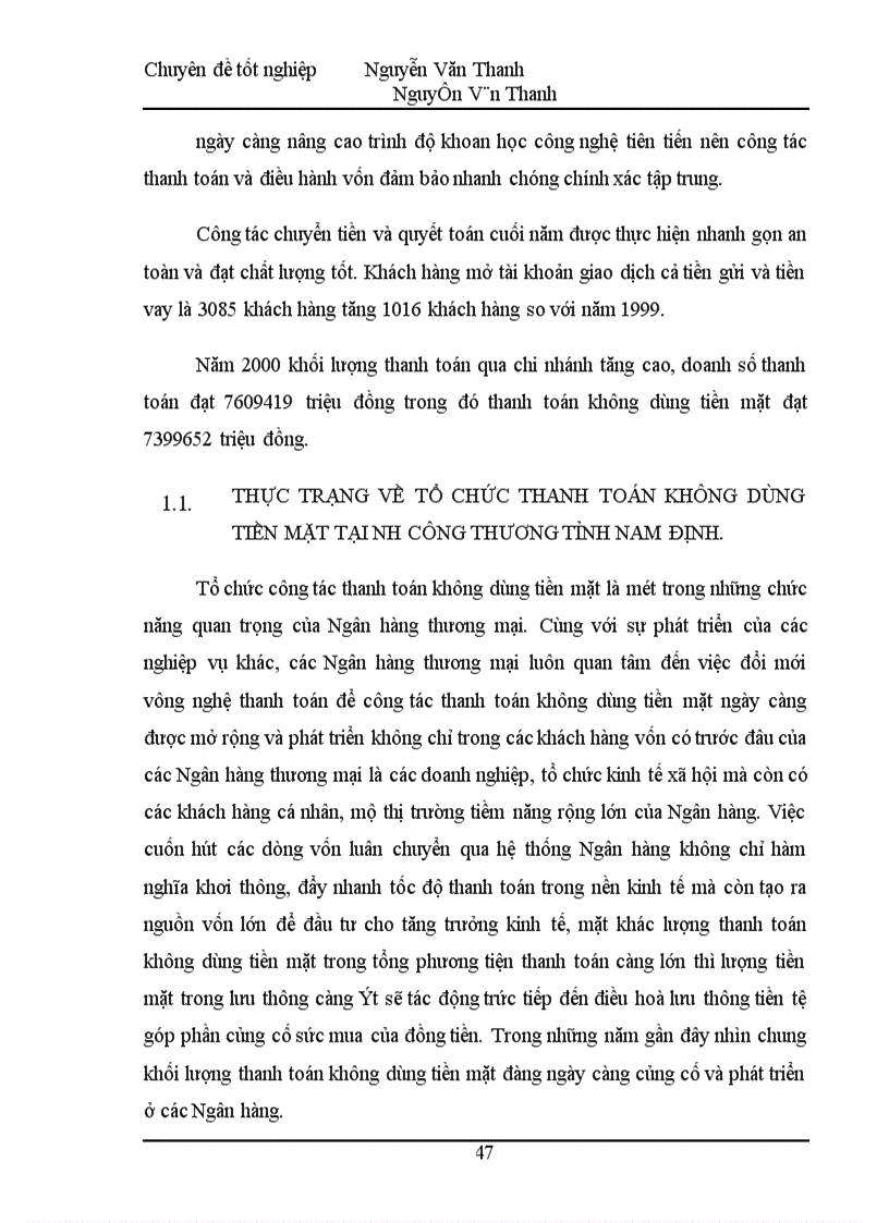 image for page Thanh toán không dùng tiền mặt tại Ngân hàng Công thương tỉnh Nam Định Thức trạng và giải pháp 1