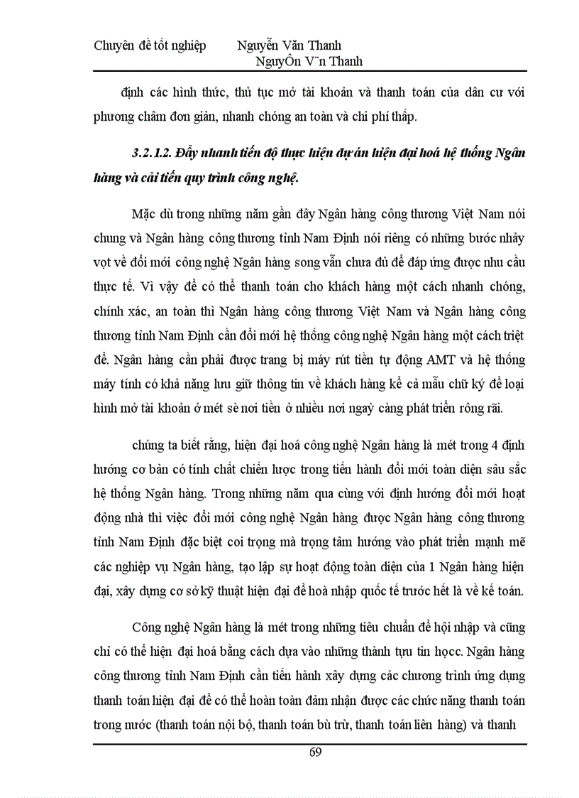 image for page Thanh toán không dùng tiền mặt tại Ngân hàng Công thương tỉnh Nam Định Thức trạng và giải pháp 1