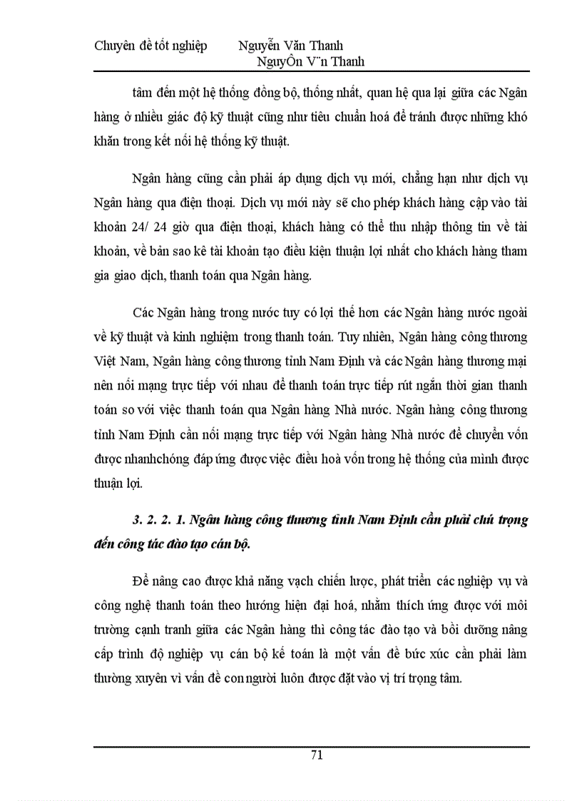 image for page Thanh toán không dùng tiền mặt tại Ngân hàng Công thương tỉnh Nam Định Thức trạng và giải pháp 1