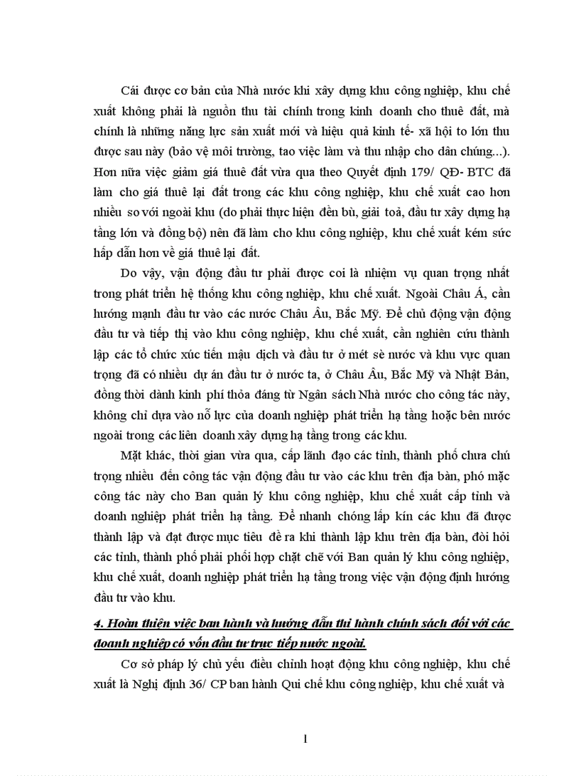 image for page Đầu tư trực tiếp nước ngoài vào khu công nghiệp khu chế xuất Thực trạng và giải pháp 1