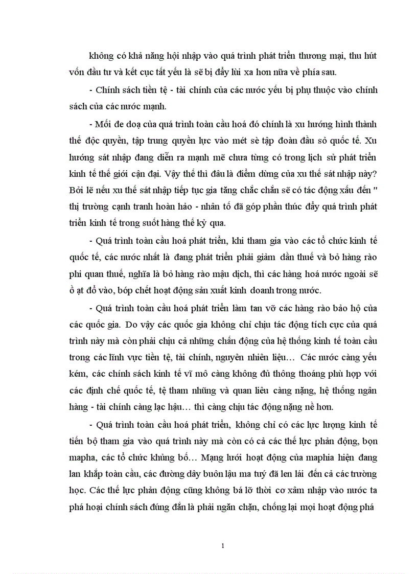 image for page Toàn cầu hoá và hội nhập kinh tế xu thế thời cơ và thách thức