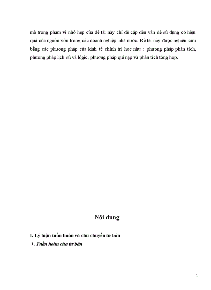 image for page vấn đề sử dụng có hiệu quả của nguồn vốn trong các doanh nghiệp nhà nước