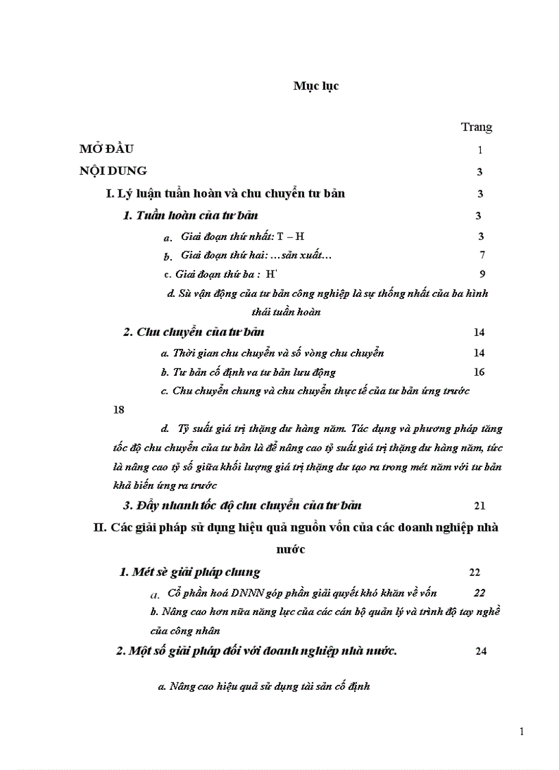 image for page vấn đề sử dụng có hiệu quả của nguồn vốn trong các doanh nghiệp nhà nước