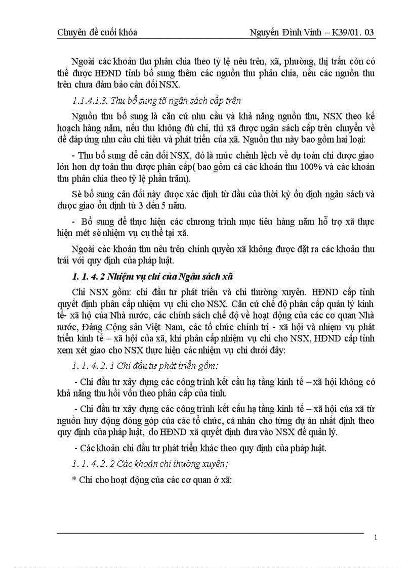 image for page Hoàn thiện công tác quản lý Ngân sách xã trên địa bàn tỉnh Hà Tây trong thời gian tới
