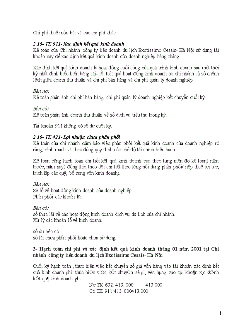 image for page Về hạch toán chi phí và xác định kết quả kinh doanh trong doanh nghiệp thương mại dịch vụ 1