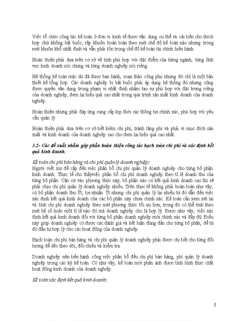 image for page Về hạch toán chi phí và xác định kết quả kinh doanh trong doanh nghiệp thương mại dịch vụ 1