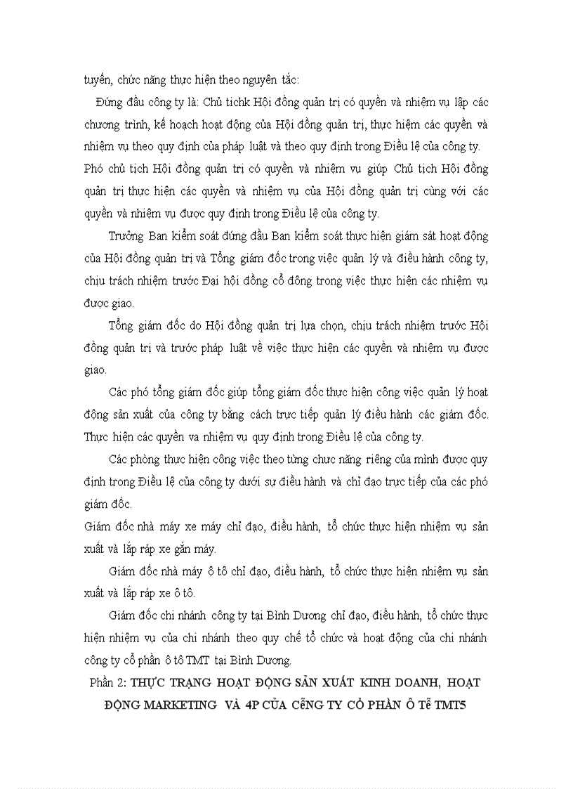 image for page Báo cáo thực tập tổng hợp của công ty cổ phần ô tô tmt