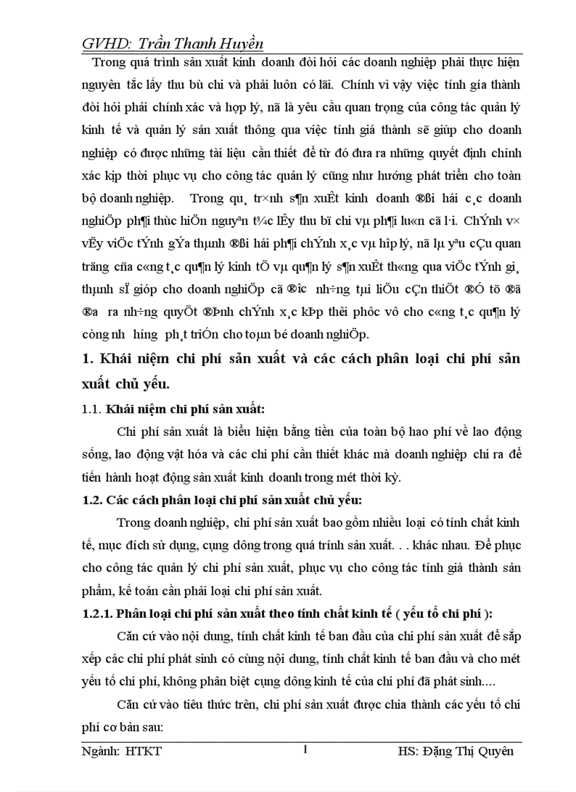 image for page Kế toán chi phí sản xuất và tính giá thành sản phẩm tại Công ty TNHH Sơn Hà 1