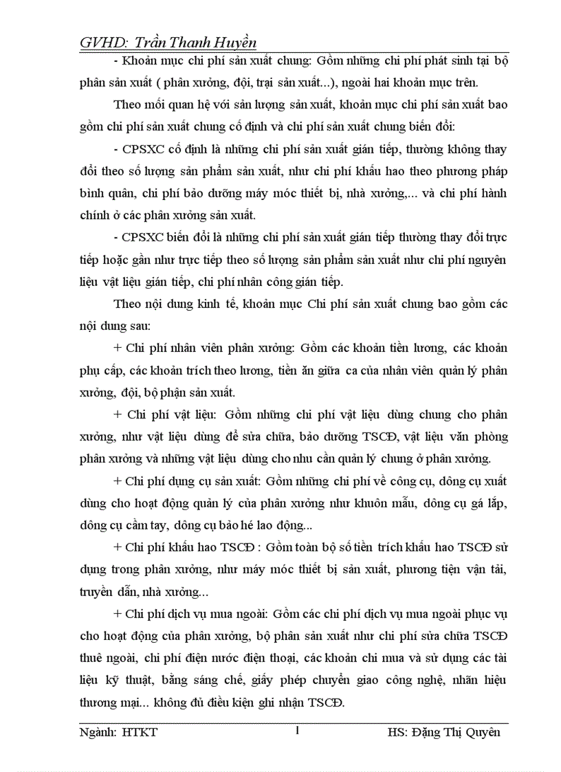 image for page Kế toán chi phí sản xuất và tính giá thành sản phẩm tại Công ty TNHH Sơn Hà 1