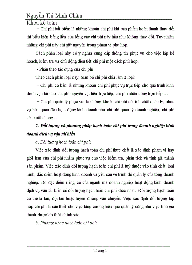 image for page Hoàn thiện hạch toán chi phí doanh thu và kết quả hoạt động kinh doanh vận tải biển tại Tổng công ty hàng hải Việt nam 1