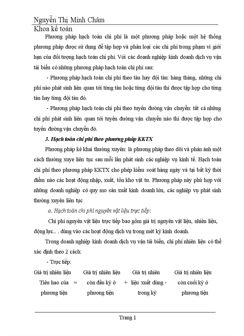 image for page Hoàn thiện hạch toán chi phí doanh thu và kết quả hoạt động kinh doanh vận tải biển tại Tổng công ty hàng hải Việt nam 1