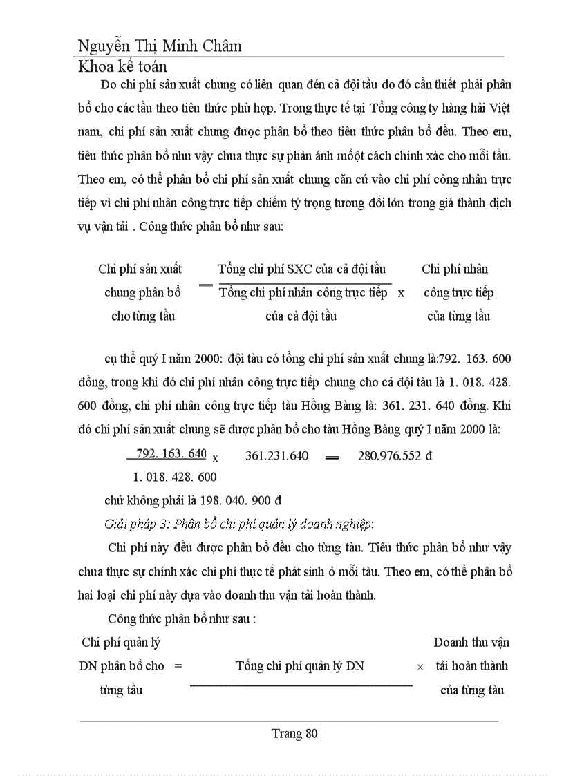 image for page Hoàn thiện hạch toán chi phí doanh thu và kết quả hoạt động kinh doanh vận tải biển tại Tổng công ty hàng hải Việt nam 1