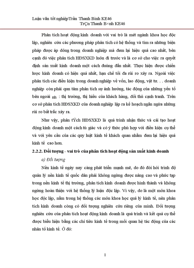 image for page Phân tích hoạt động sản xuất kinh doanh của Công ty cổ phần Công nghệ sinh học 1