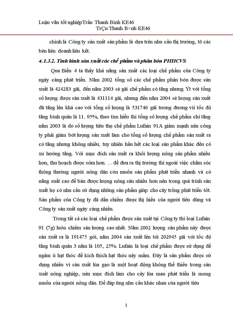 image for page Phân tích hoạt động sản xuất kinh doanh của Công ty cổ phần Công nghệ sinh học 1