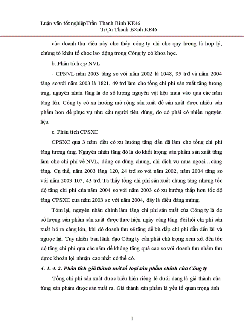 image for page Phân tích hoạt động sản xuất kinh doanh của Công ty cổ phần Công nghệ sinh học 1