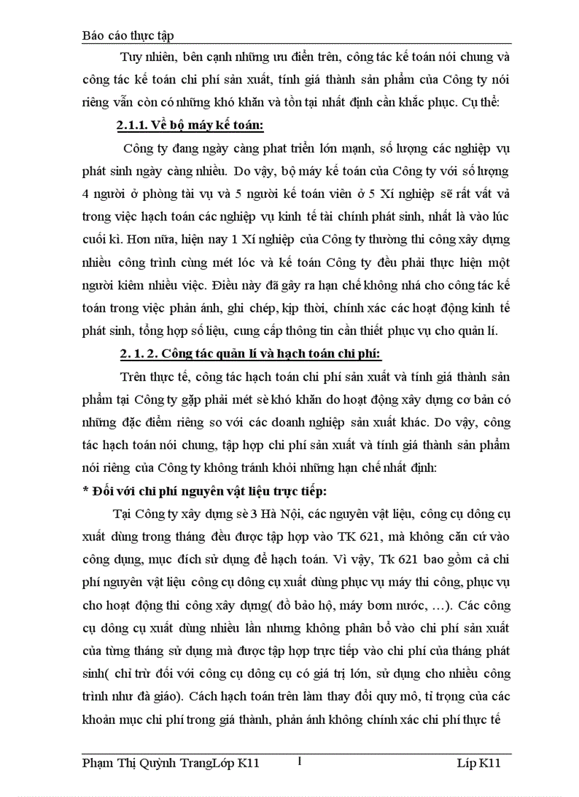 image for page Tìm hiểu công tác hạch toán chi phí sản xuất và tính giá thành sản phẩm công trình xây lắp tại công ty xây dựng số 3 1