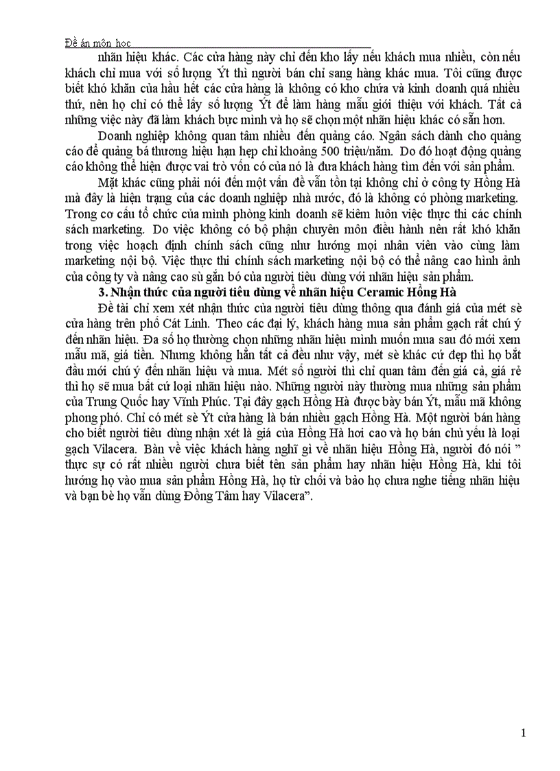 image for page Một số giải pháp nhằm hoàn thiện chiến lược xây dựng nhãn hiệu ceramic Hồng Hà