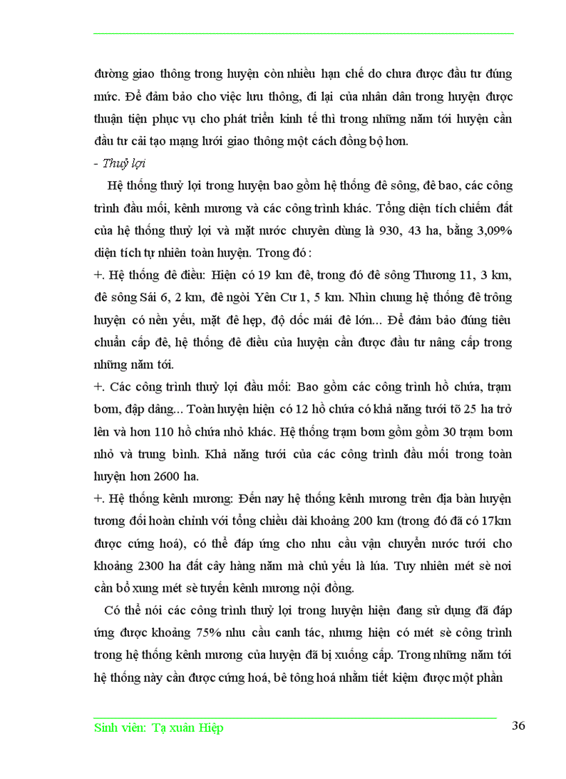 image for page Quy hoạch sử dụng đất nông nghiệp huyện Yên Thế tỉnh Bắc Giang giai đoạn 2002 2010