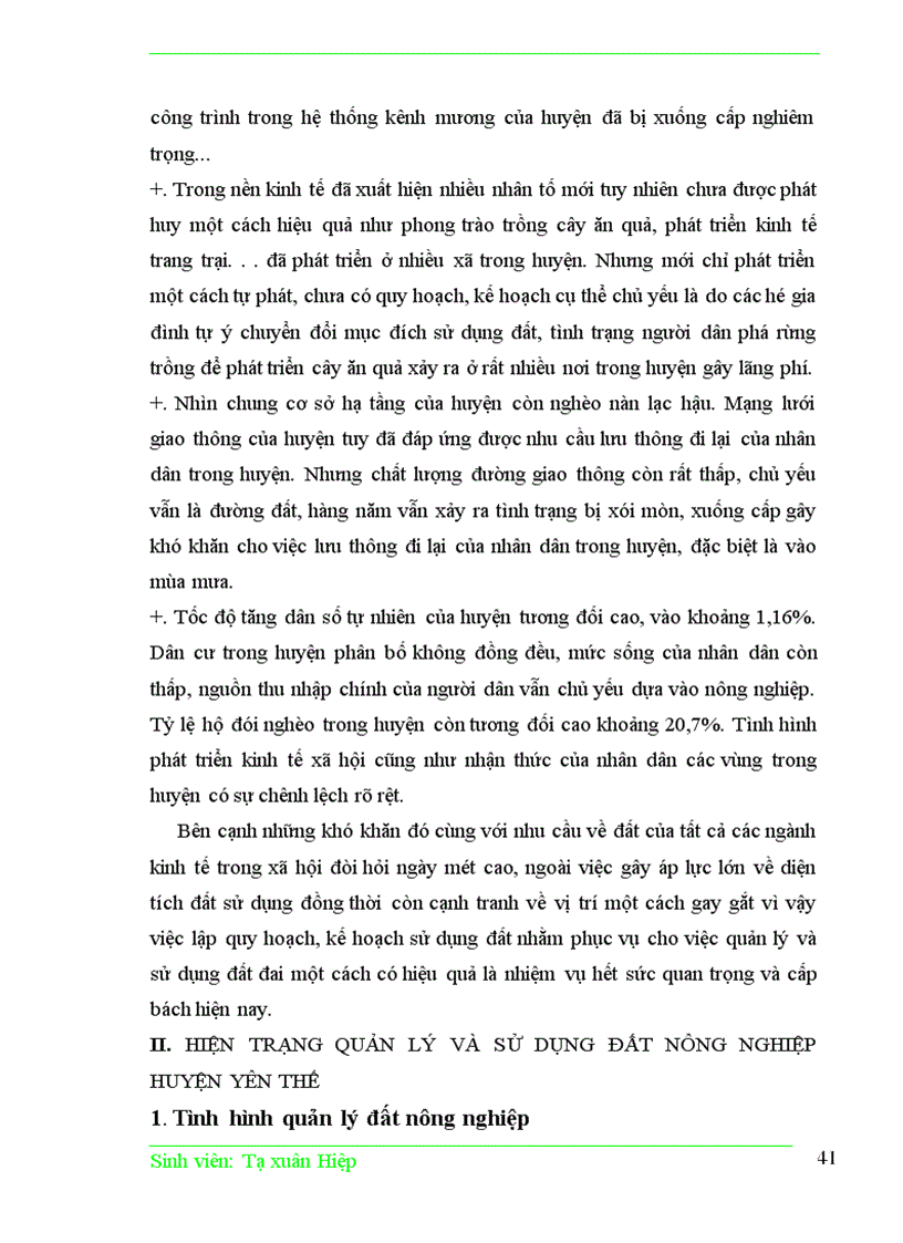 image for page Quy hoạch sử dụng đất nông nghiệp huyện Yên Thế tỉnh Bắc Giang giai đoạn 2002 2010