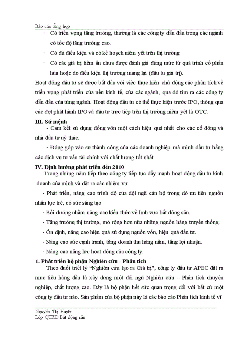 image for page Báo cáo thực tập tổng hợp của Công ty Cổ phần Đầu tư Châu Á Thái Bình Dương