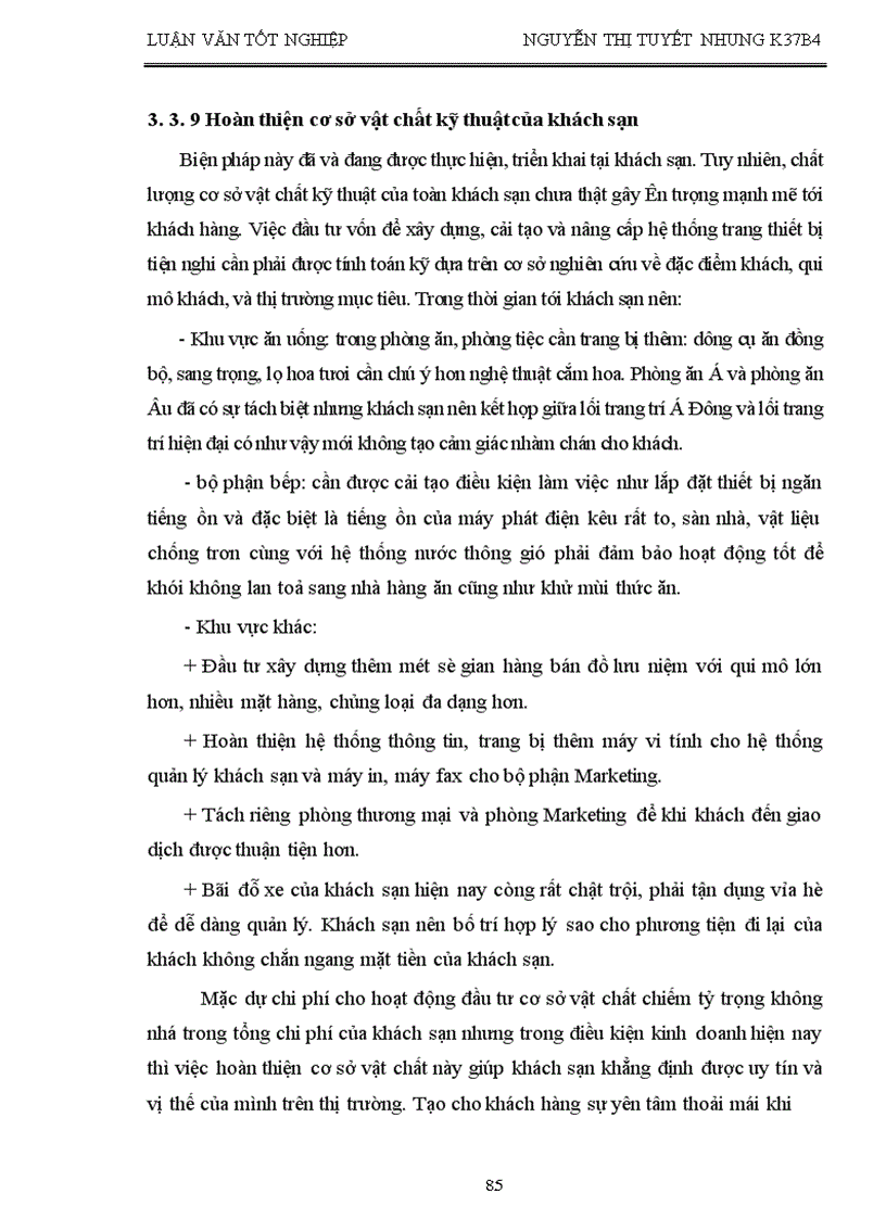 image for page Giải pháp nhằm nâng cao sức cạnh tranh của khách sạn Bảo Sơn